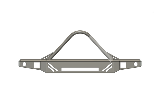 Jeep XJ High Clearance Front Bumper (No Winch) *Welded*